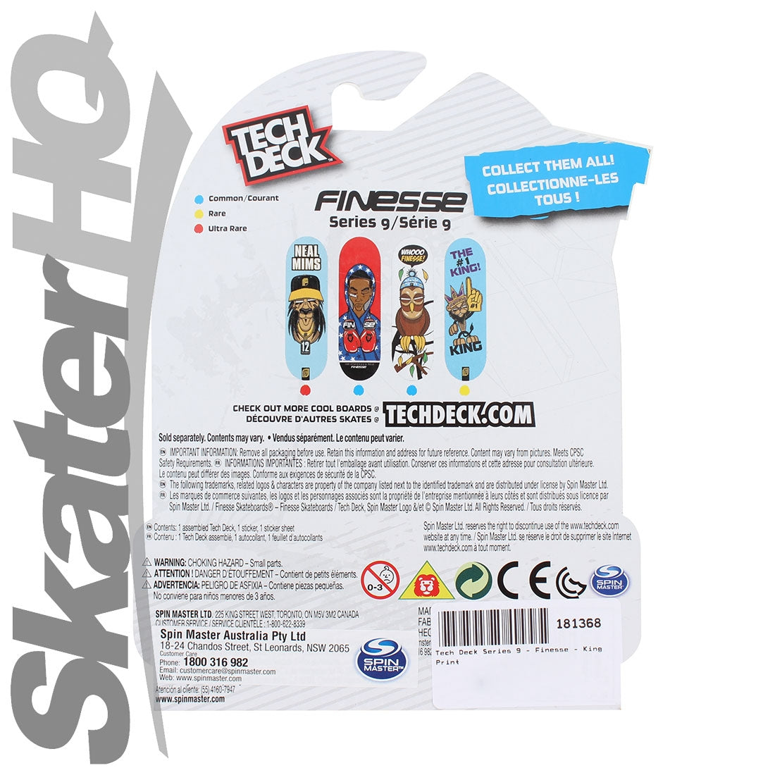 Tech Deck Series 9 - Finesse - King Skateboard Accessories