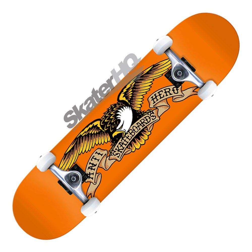 Antihero Classic Eagle 7.75 Complete Orange Skateboard Completes Modern Street
