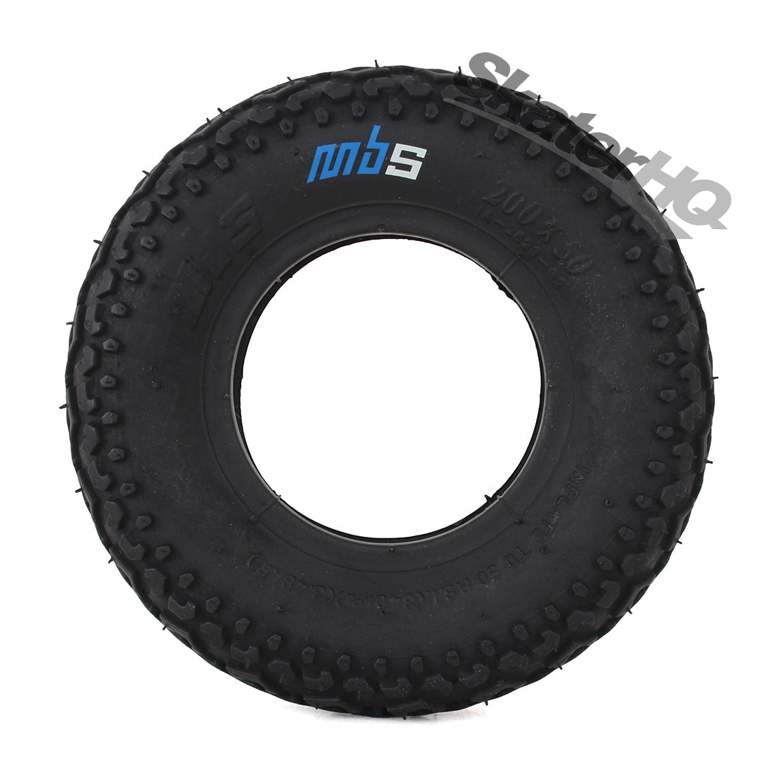 MBS T1 Tire 200x50 Black - Single Skateboard Hardware and Parts