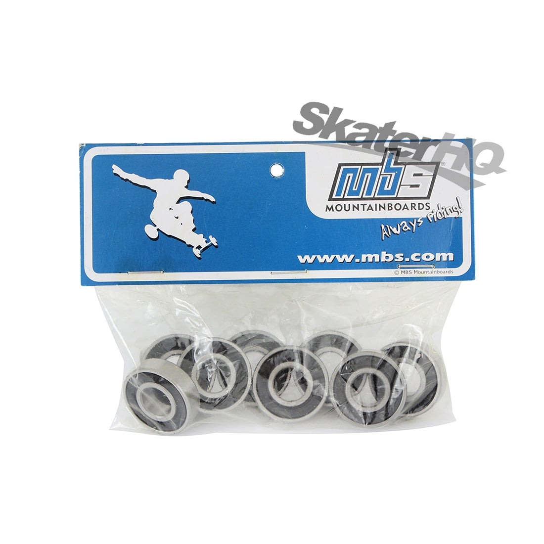 MBS 12x28mm Bearings - 8pk Skateboard Hardware and Parts