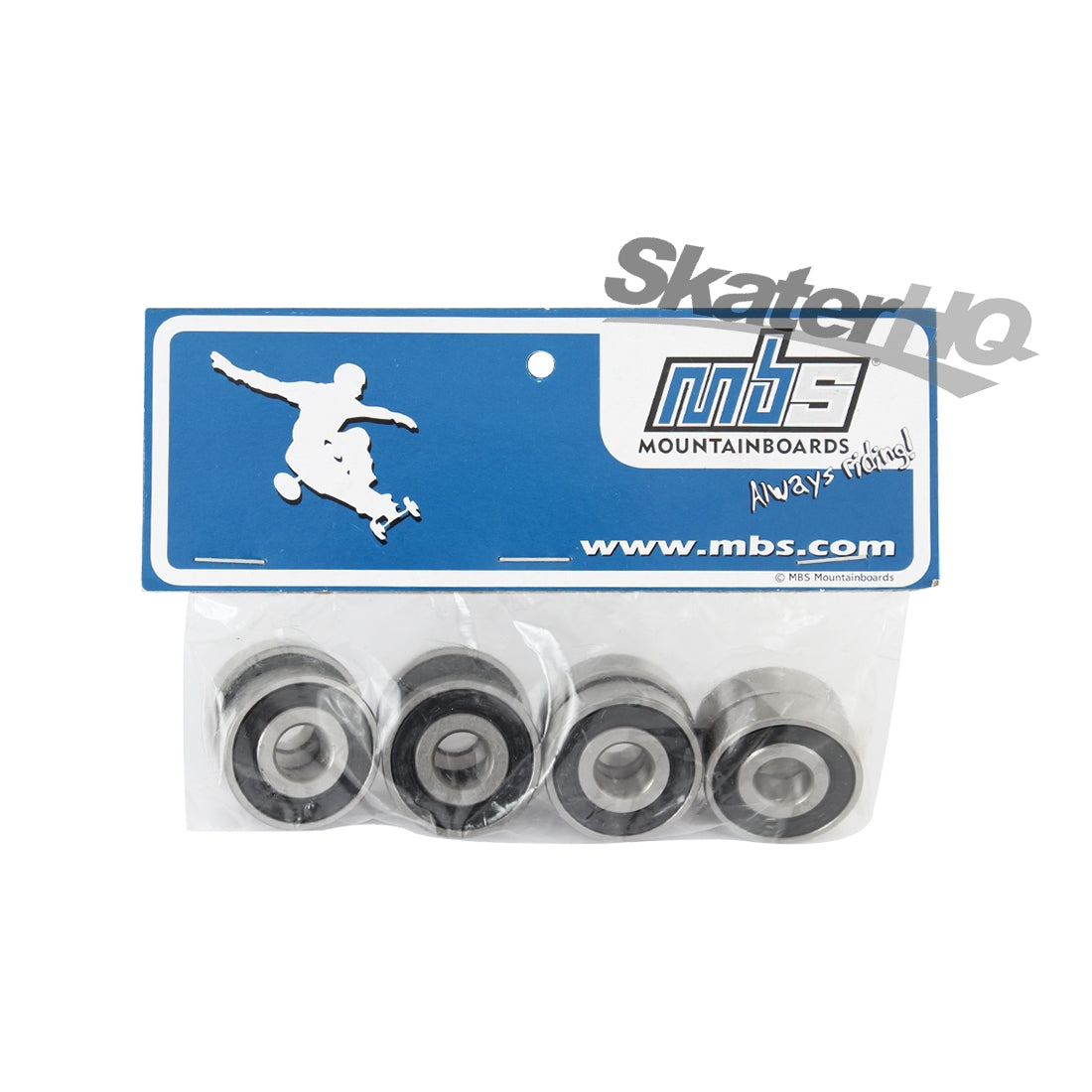 MBS 9.5x28mm Bearings - 8pk Skateboard Hardware and Parts
