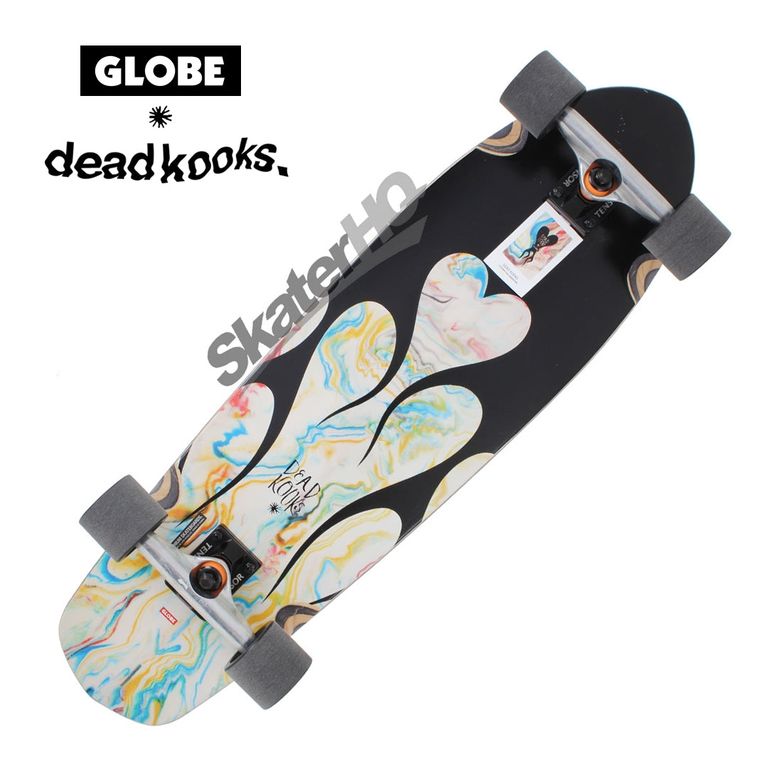 Globe Dead Kooks Big Blazer 32 Complete - Black/Resin Skateboard Compl Cruisers