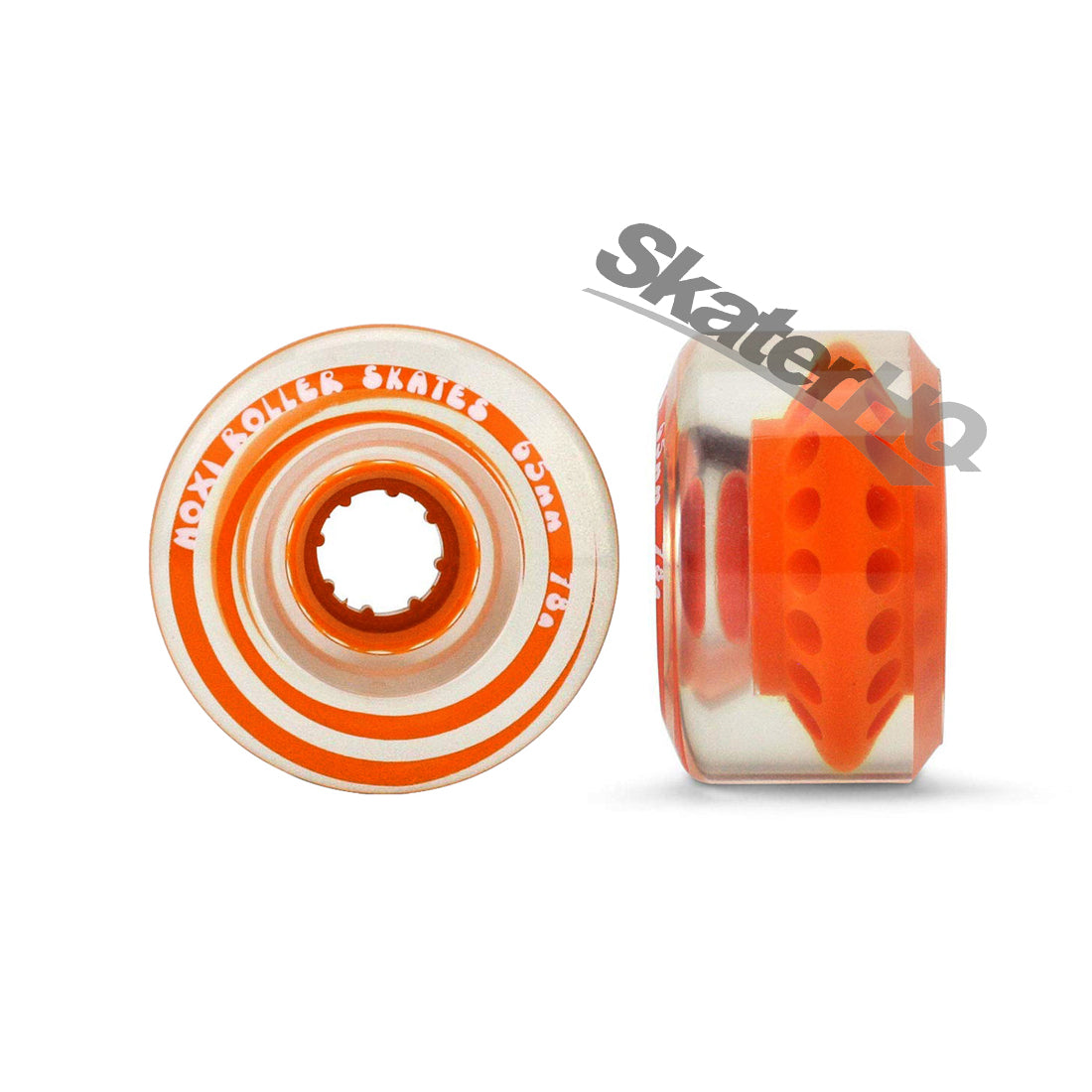 Moxi Gummy 65mm 78a 4pk - Clementine Orange Roller Skate Wheels