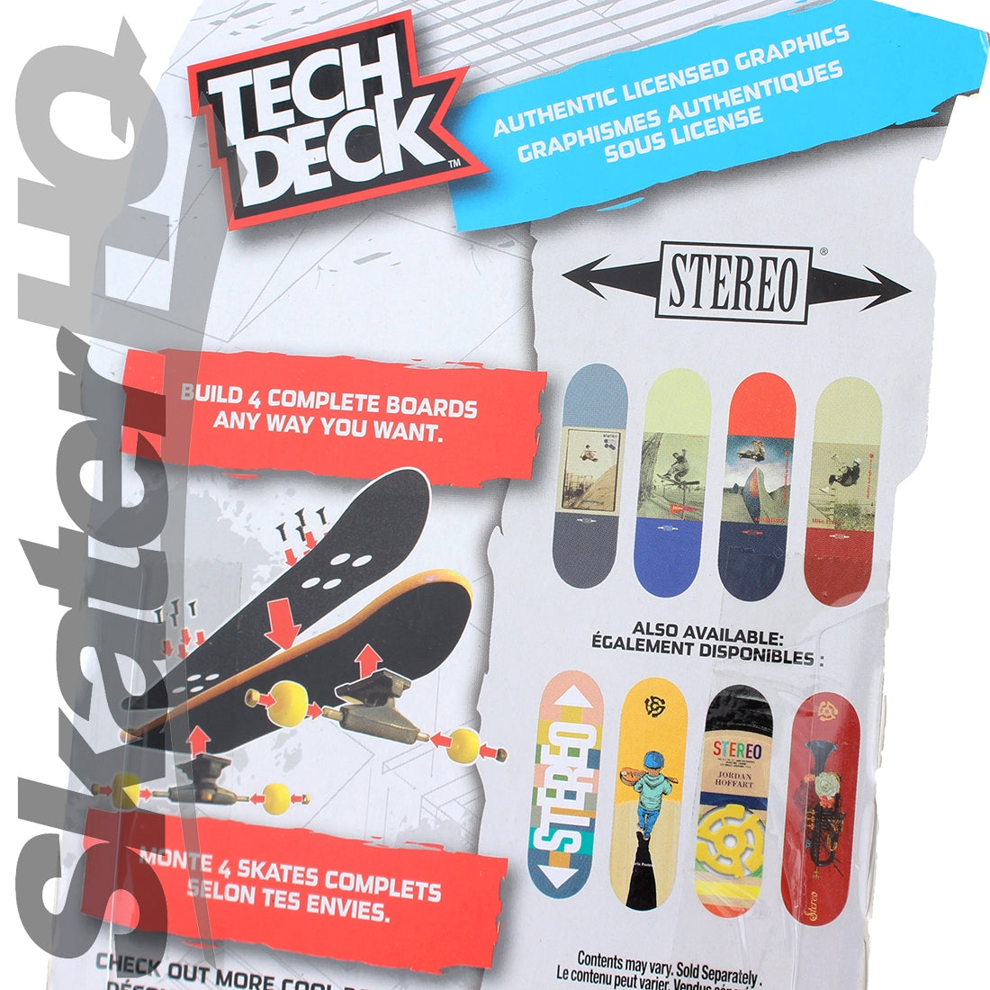 Tech Deck 4pk Ultra DLX - Stereo Skateboard Accessories