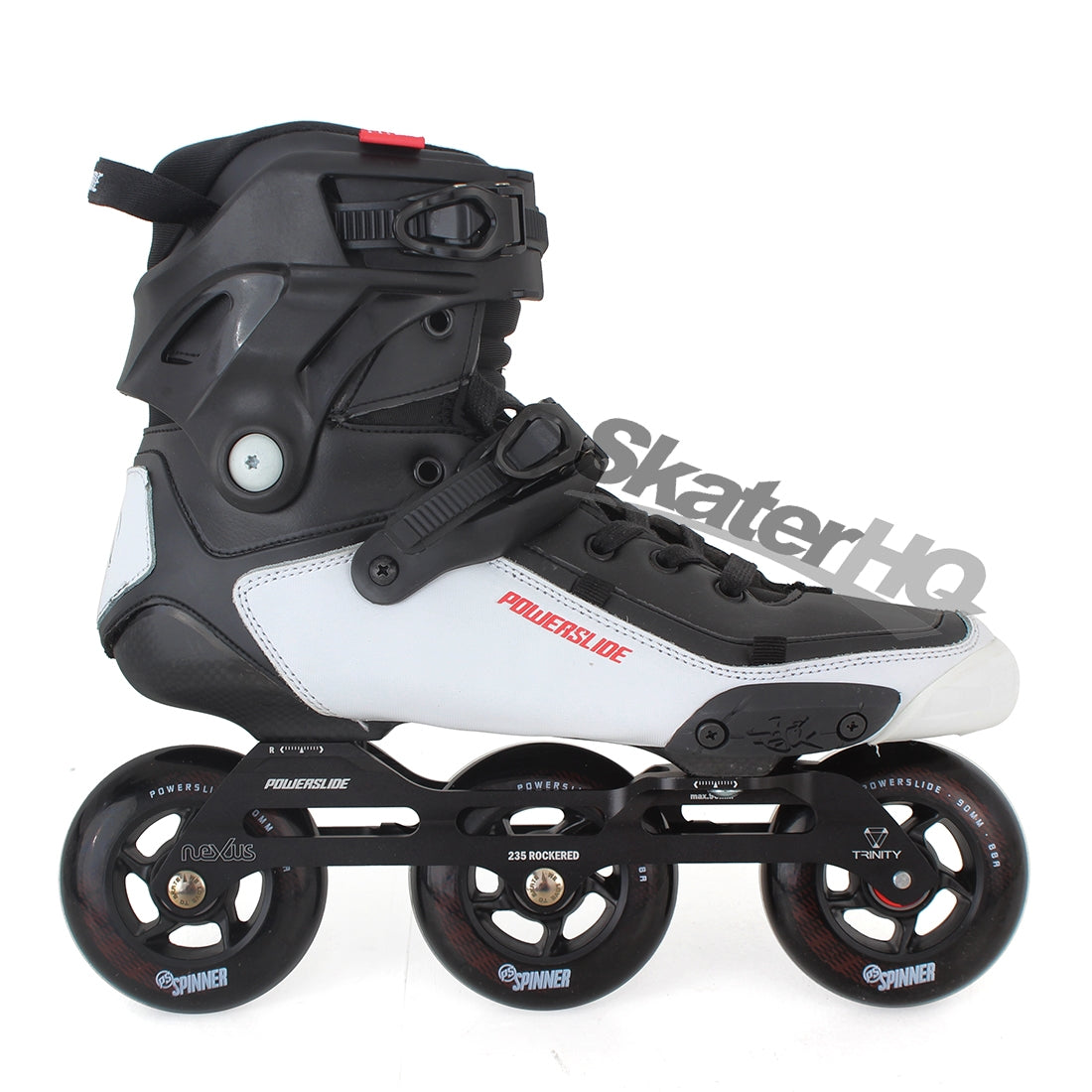 Powerslide Tau 90 Black/White 10US/ EU44 Inline Rec Skates