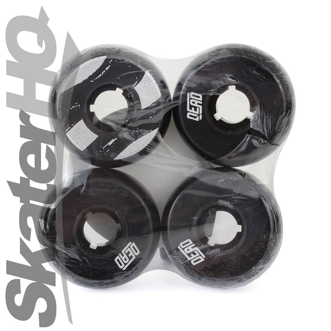 Dead Team Black/Silver 58mm 92a 4pk Inline Aggressive Wheels