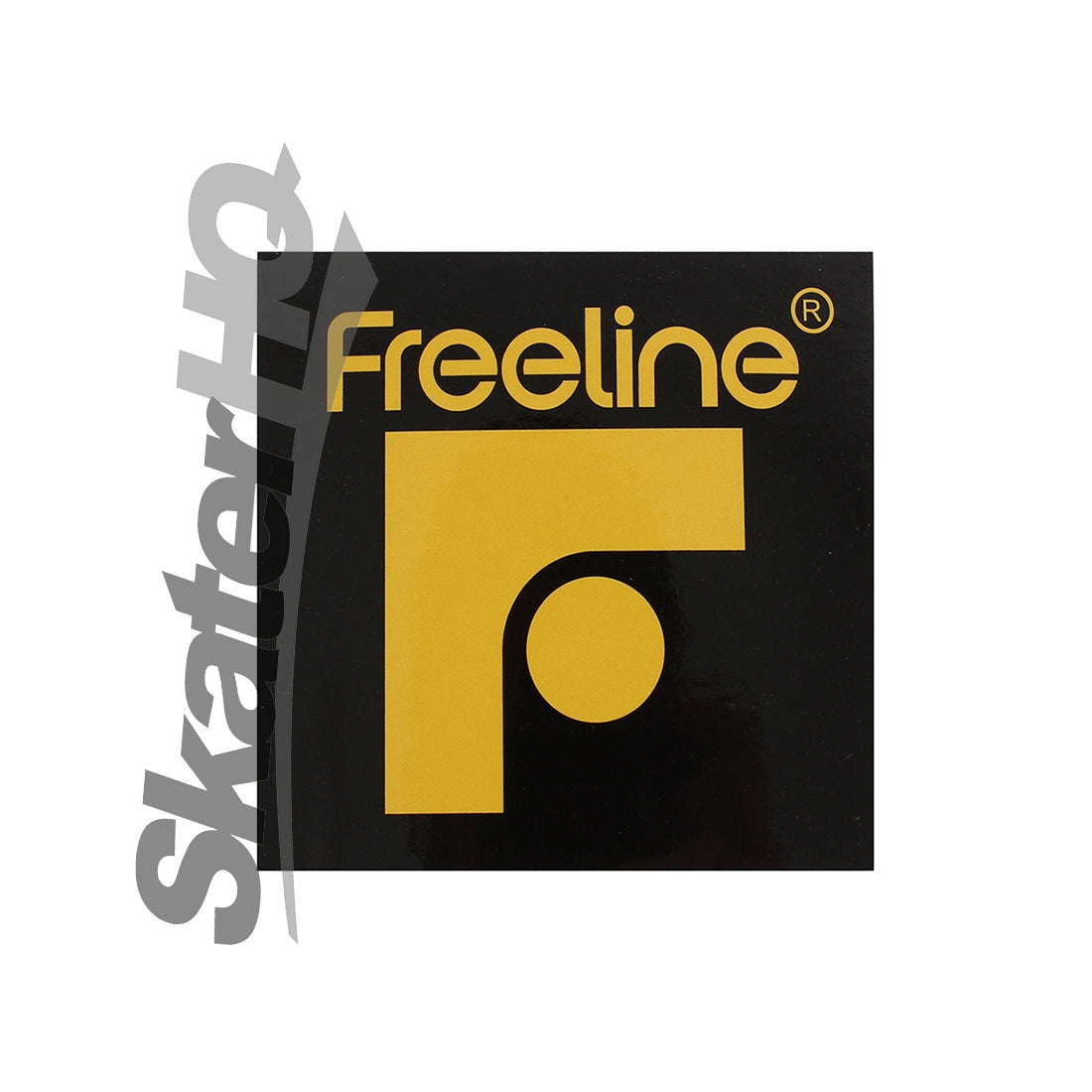 Freeline Logo Sticker - Black/Yellow Stickers