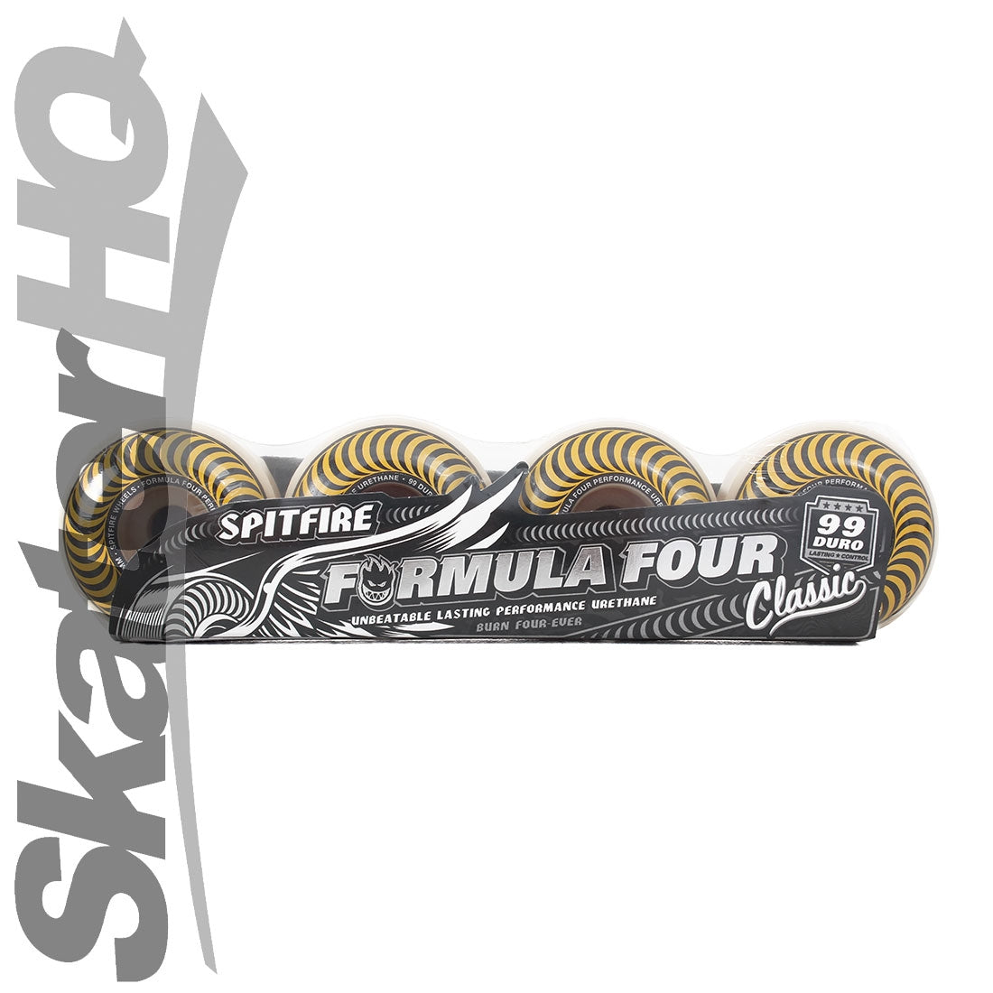 Spitfire Form Four 55mm 99A Classic Swirl - Yellow Skateboard Wheels