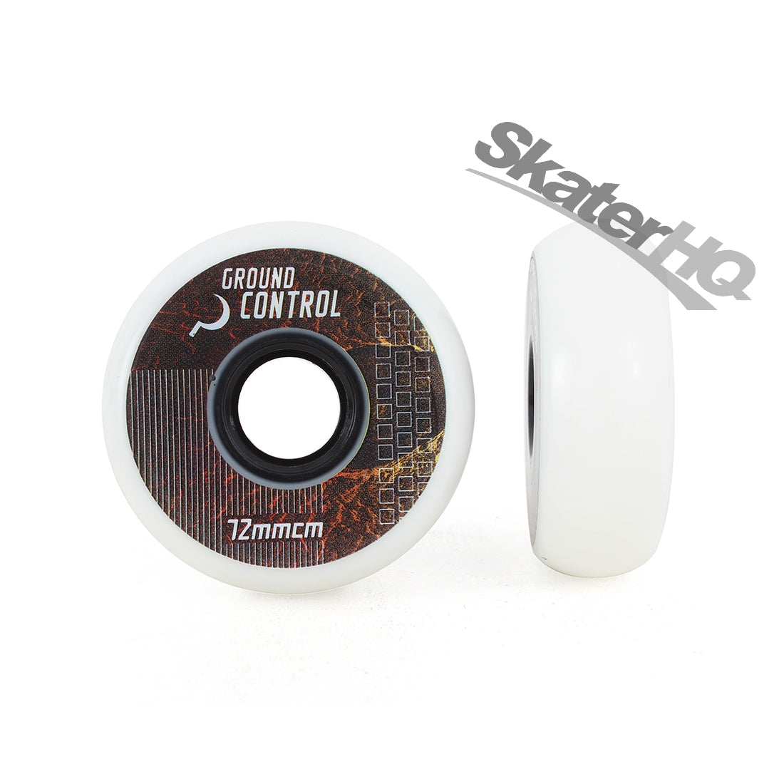 Ground Control CM 72mm/92a 4pk - White Inline Aggressive Wheels