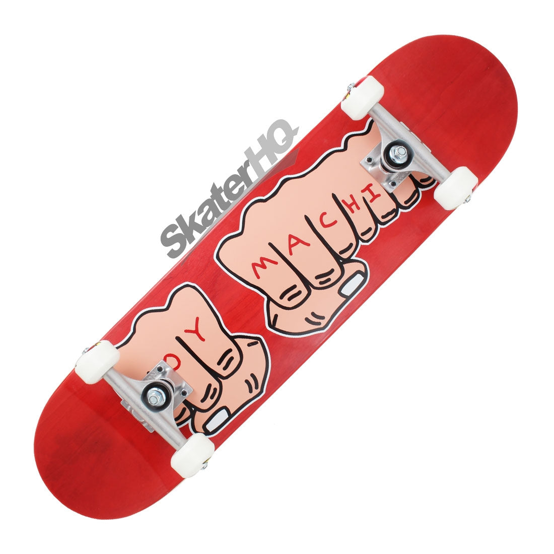 Toy Machine Fists 7.75 Complete - Red Skateboard Completes Modern Street