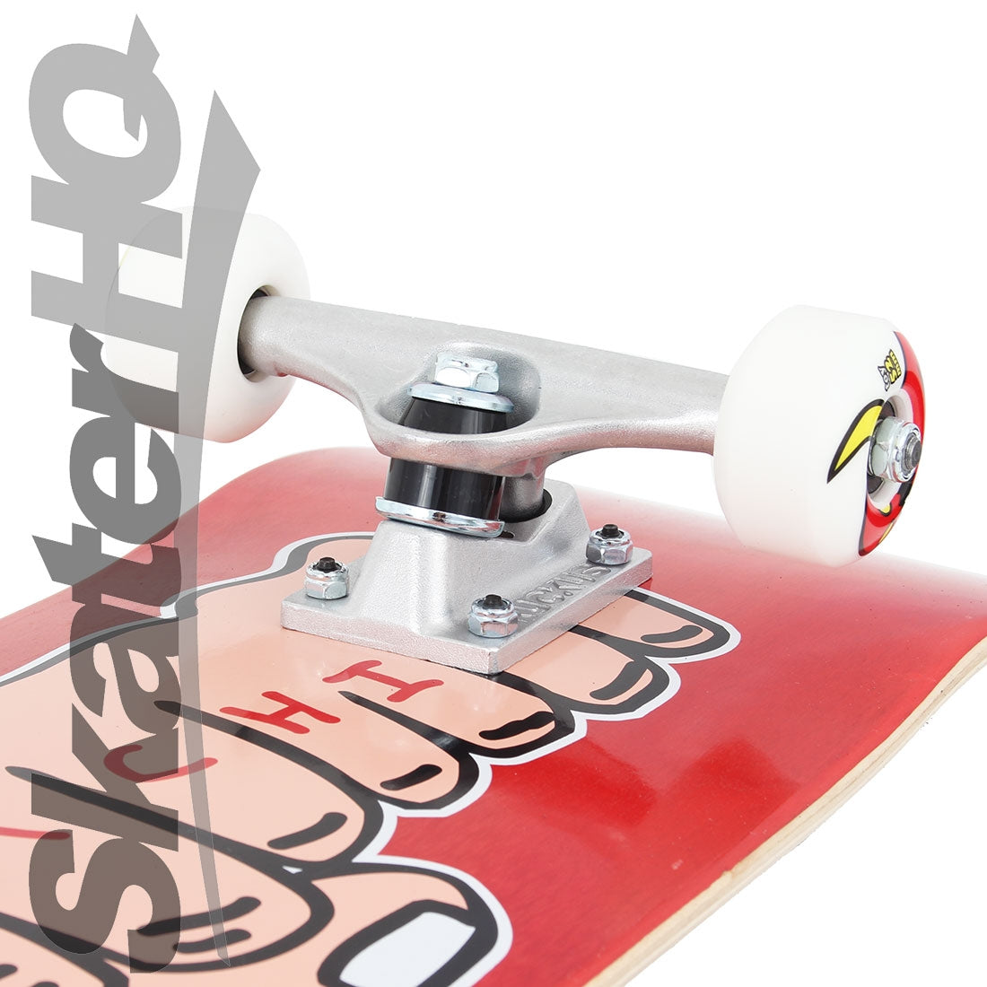 Toy Machine Fists 7.75 Complete - Red Skateboard Completes Modern Street