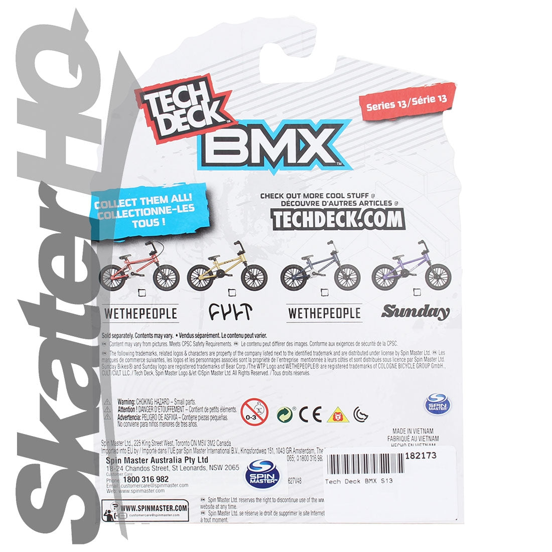 Tech Deck BMX S13 - Cult - Gold/Black Skateboard Accessories