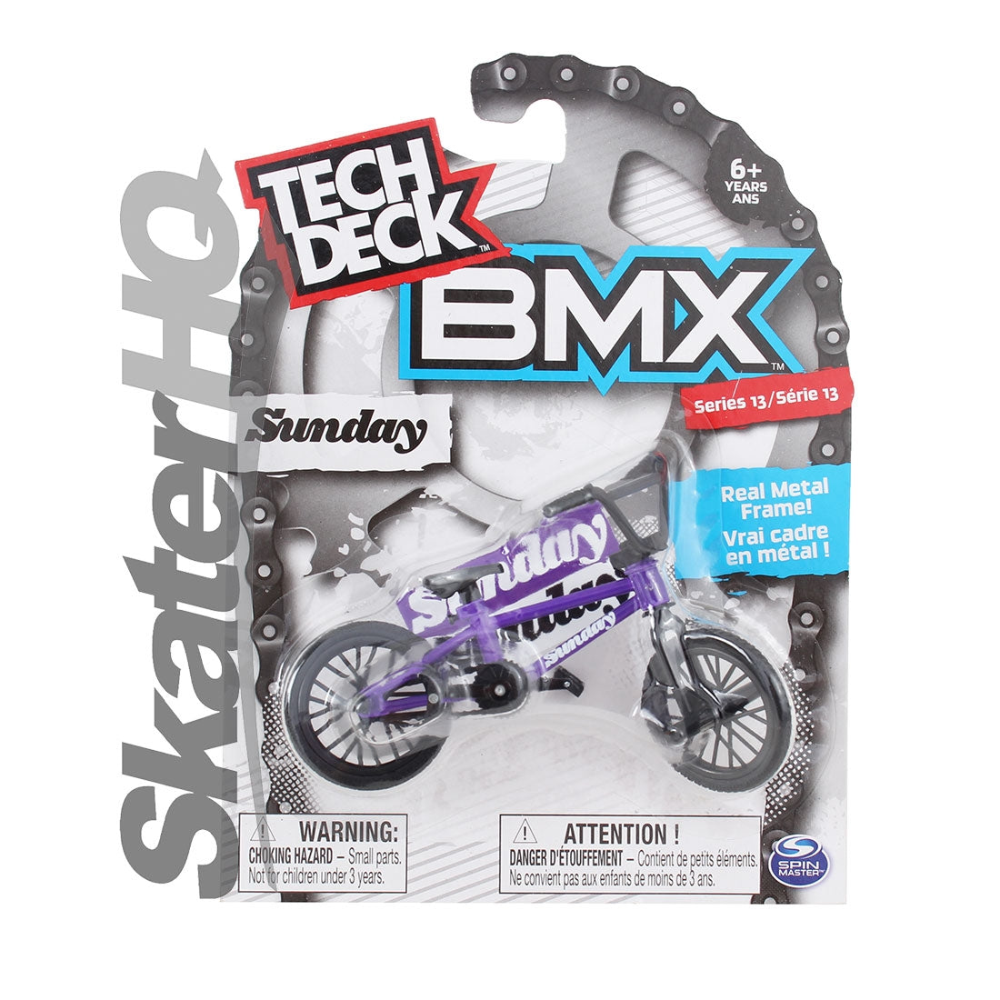 Tech Deck BMX S13 - Sunday - Purple/Black Skateboard Accessories