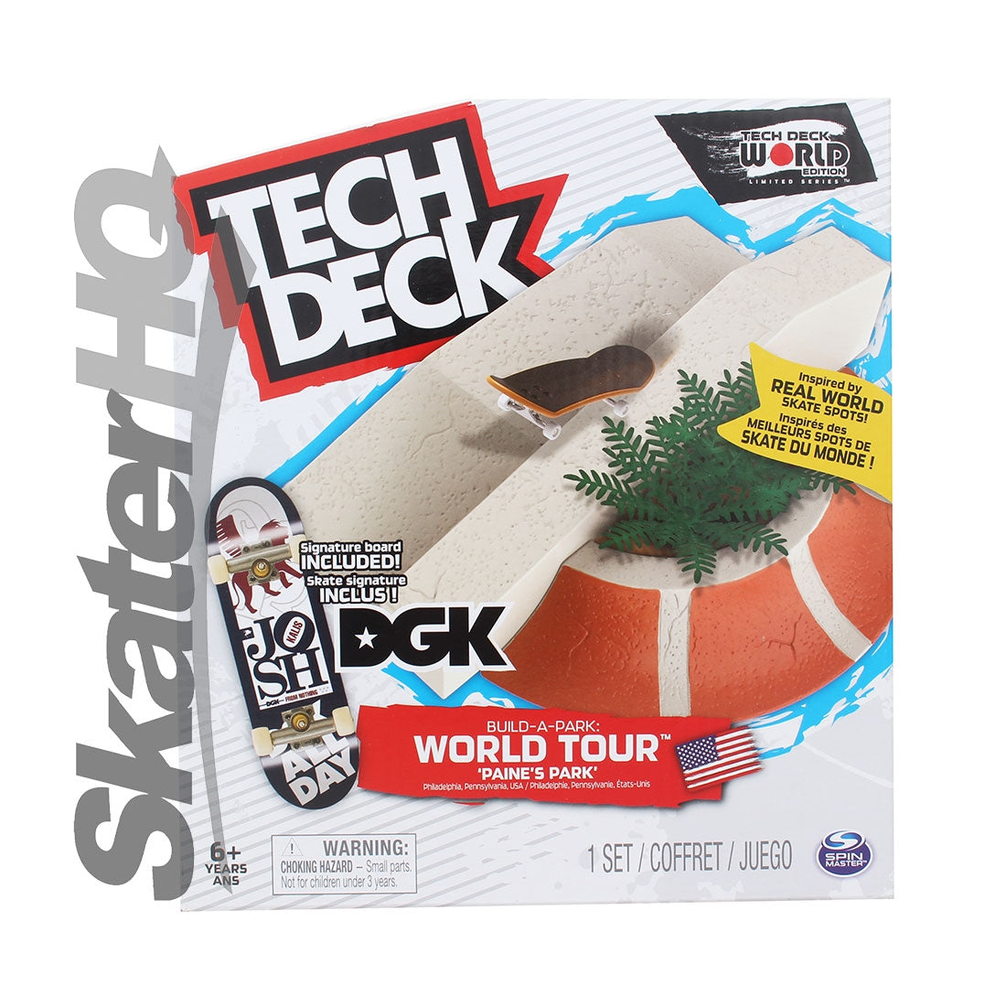 Tech Deck Street Spots WTE - USA Paines Park Skateboard Accessories