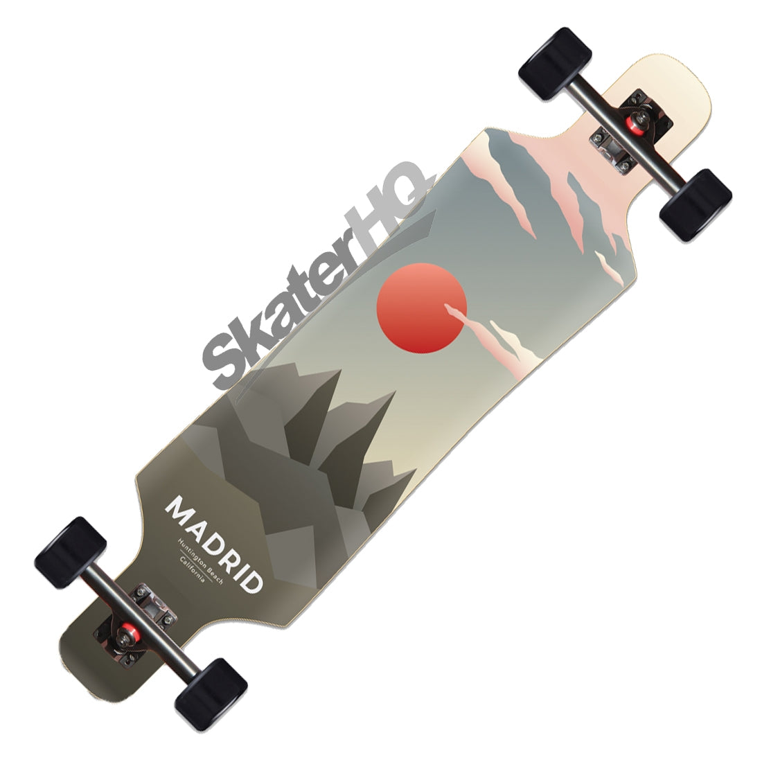 Madrid Top Mount Spade Luna 39 Complete Skateboard Completes Longboards