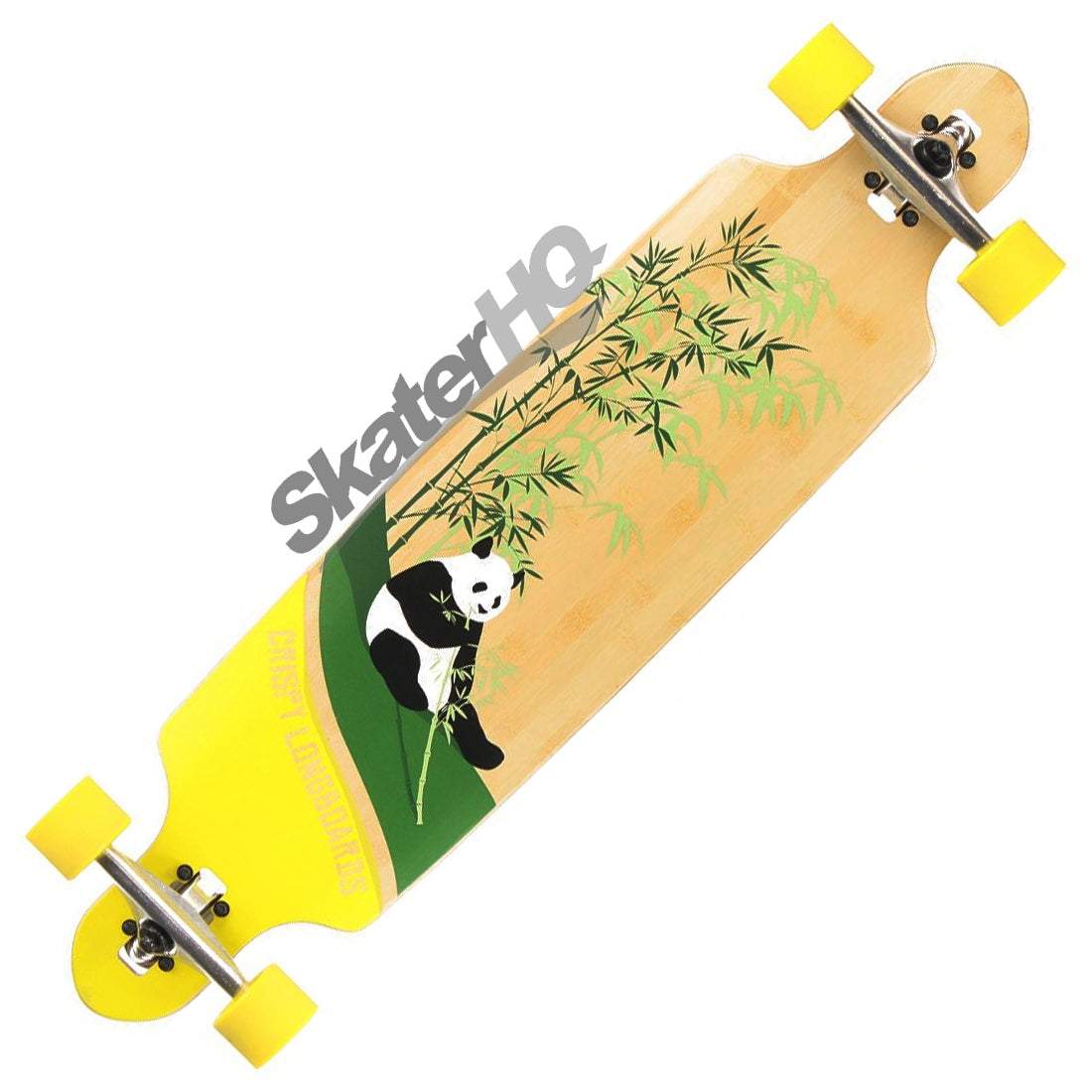 Crispy Drop Thru 41 Complete - Yellow Skateboard Completes Longboards