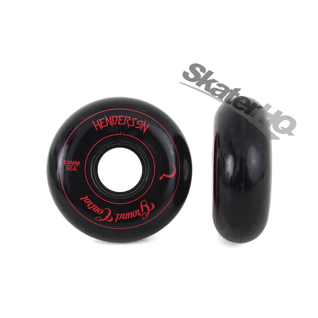 GC Henderson 64mm/90a 4pk - Black Inline Aggressive Wheels
