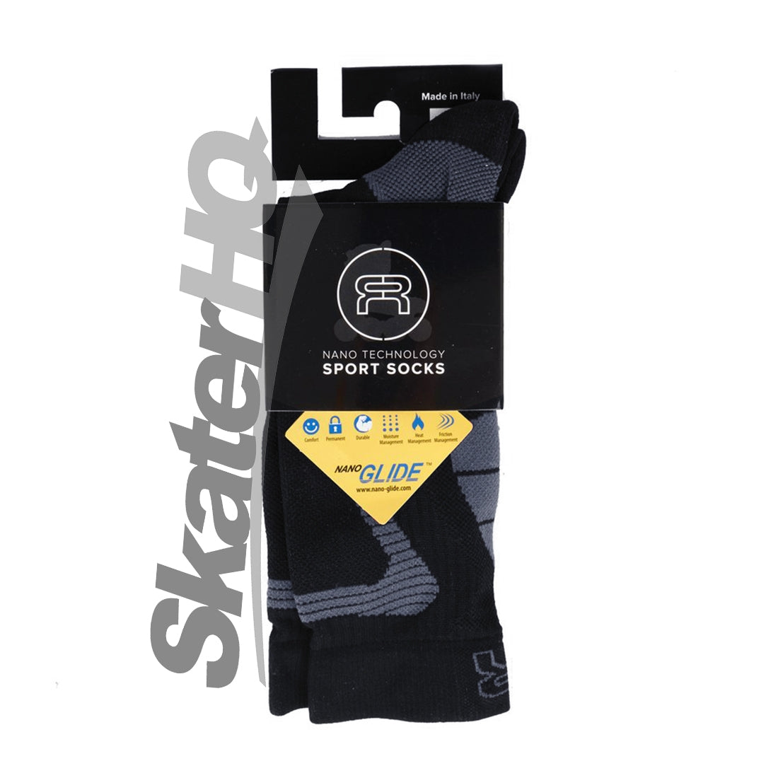 FR Nano Sport Socks Black - Small - EU36-38 Apparel Socks