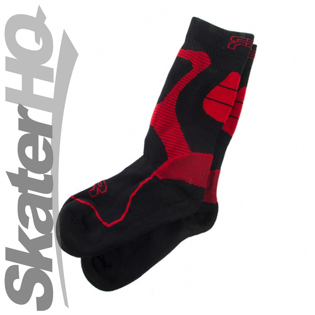FR Nano Sport Socks Red/Black - Large - EU42-44 Apparel Socks