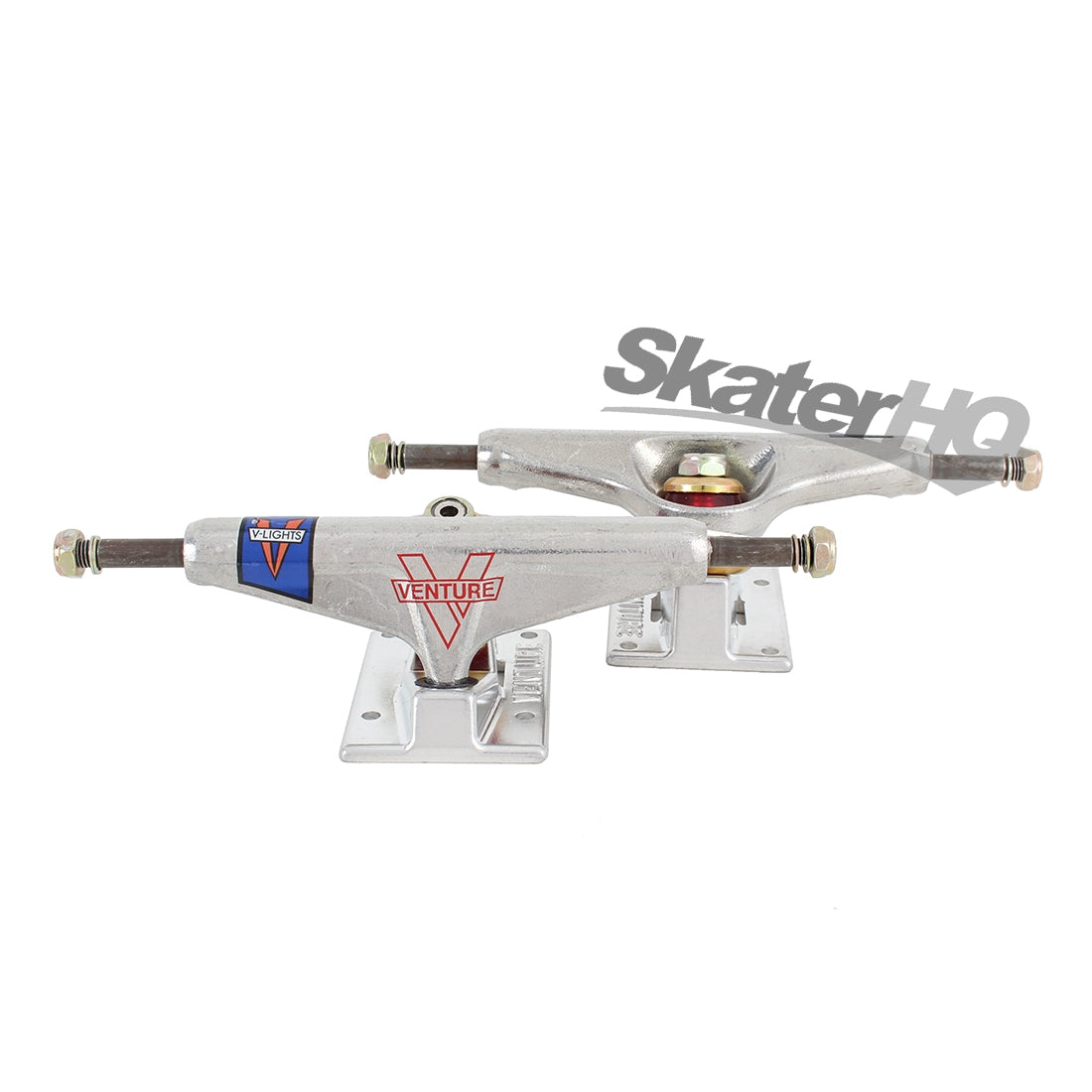 Venture Lo Light 5.25 Pair - Polished Skateboard Trucks