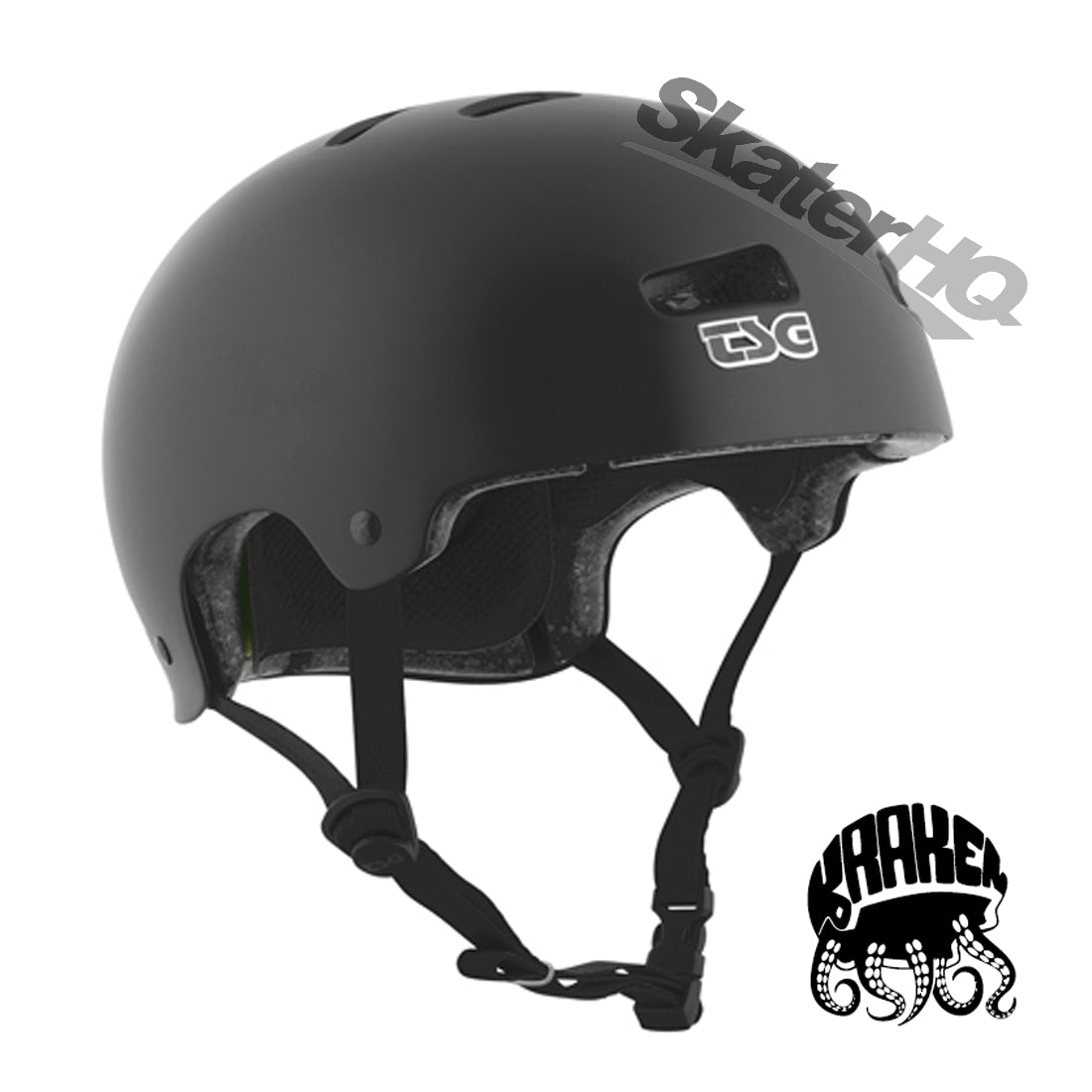 TSG Kraken Satin Black S/M Helmets