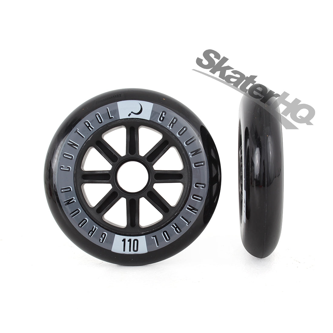 Ground Control V2 110mm/85a 6pk - Black Inline Rec Wheels