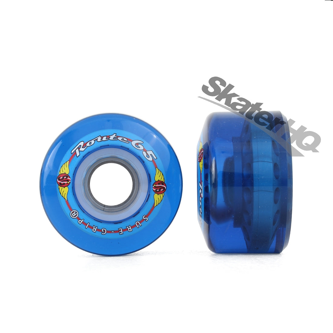 Kryptonics Route 65mm/78a 8pk - Blue Roller Skate Wheels