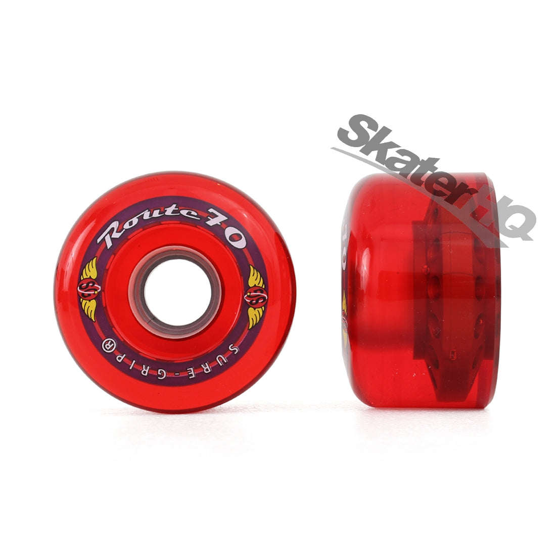 Kryptonics Route 70mm/78a 8pk - Red Roller Skate Wheels