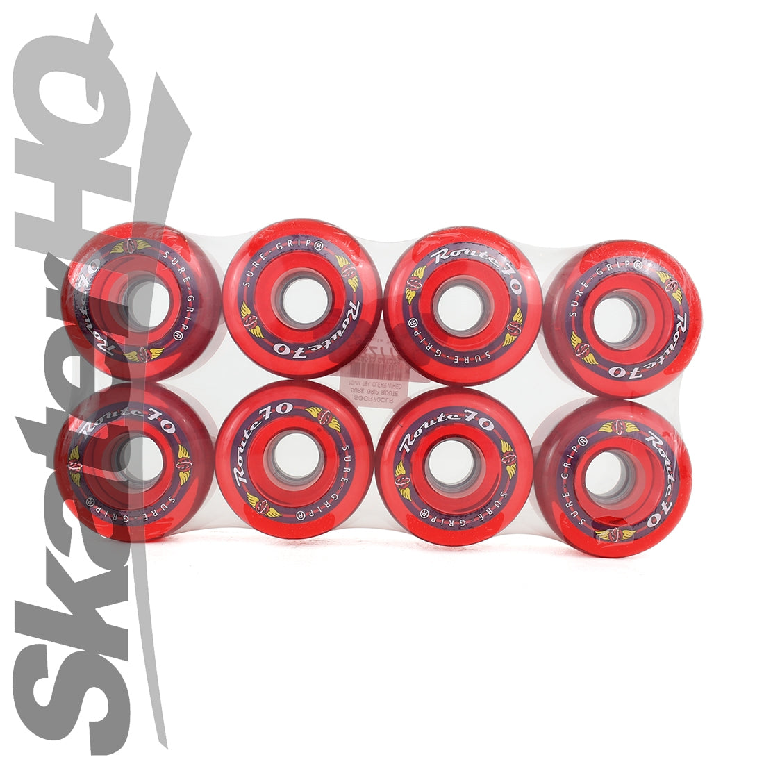 Kryptonics Route 70mm/78a 8pk - Red Roller Skate Wheels