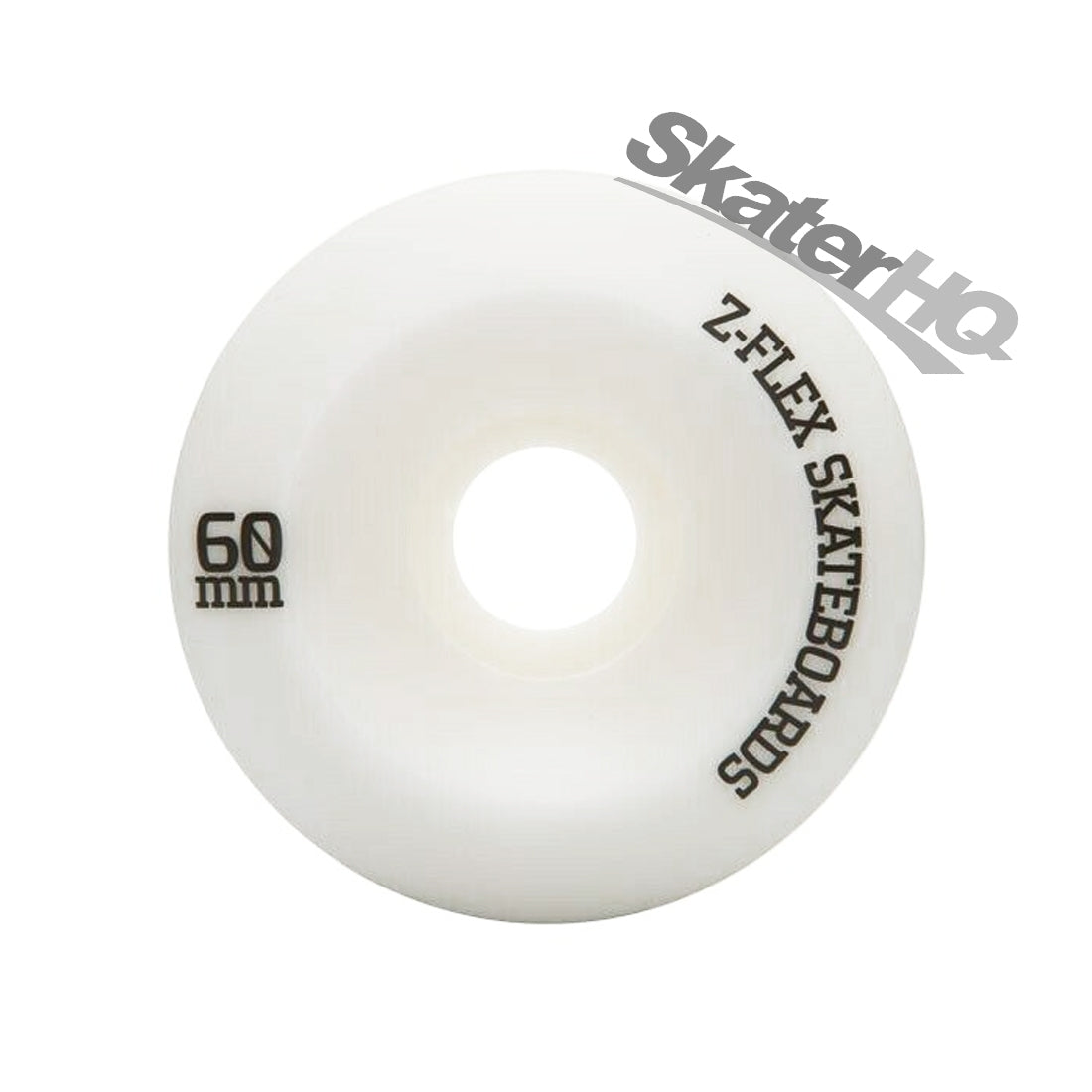 Z-Flex Z-Pro 60mm/90a 4pk - White Skateboard Wheels