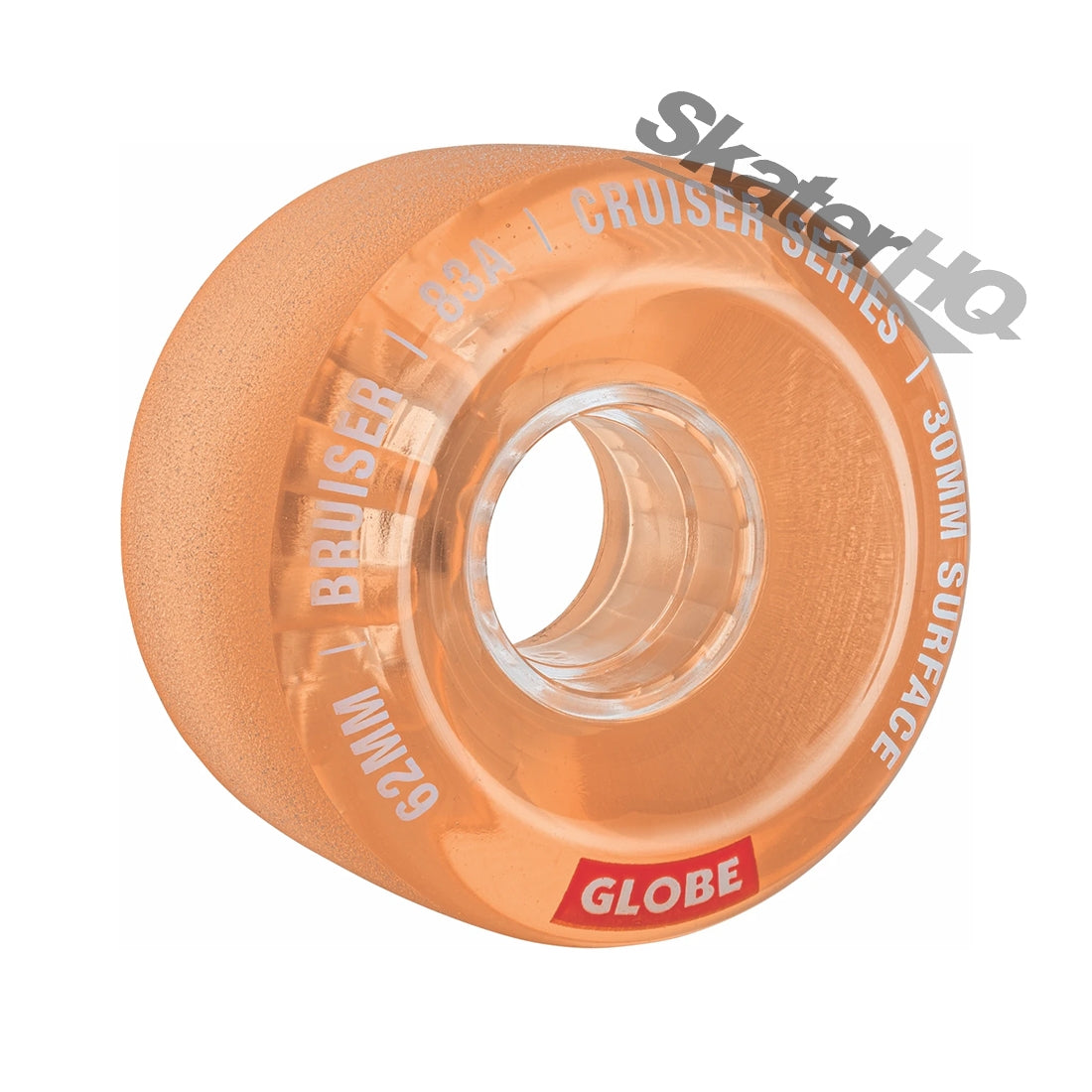 Globe Bruiser 62mm/83a 4pk - Clear Coral Skateboard Wheels