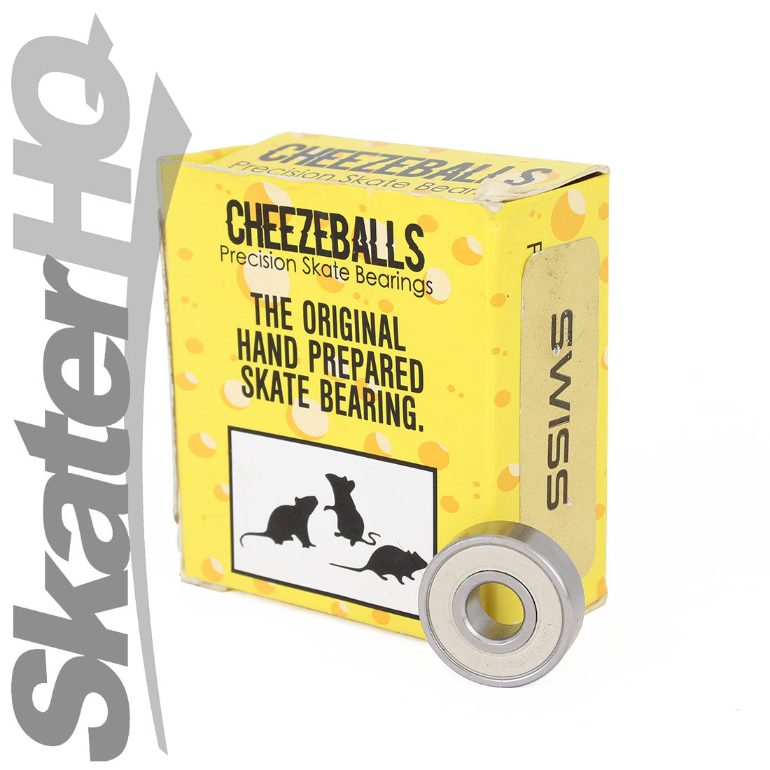 Cheezeballs Swiss Ceramic 8mm Bearings - 16pk Inline and Quad Bearings