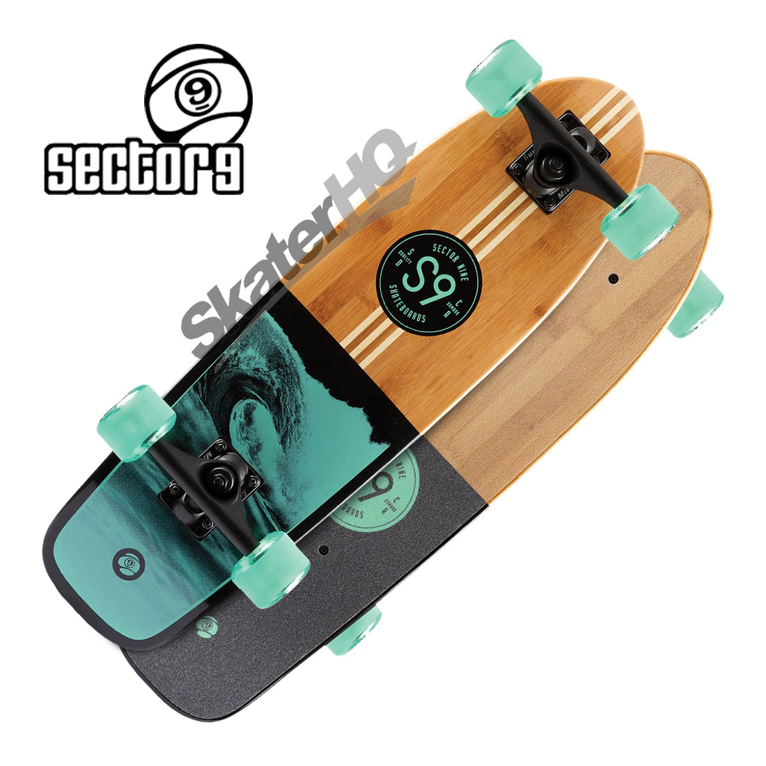 Sector 9 Bambino Bico 7.5x26.5 Complete - Bamboo Skateboard Completes Longboards