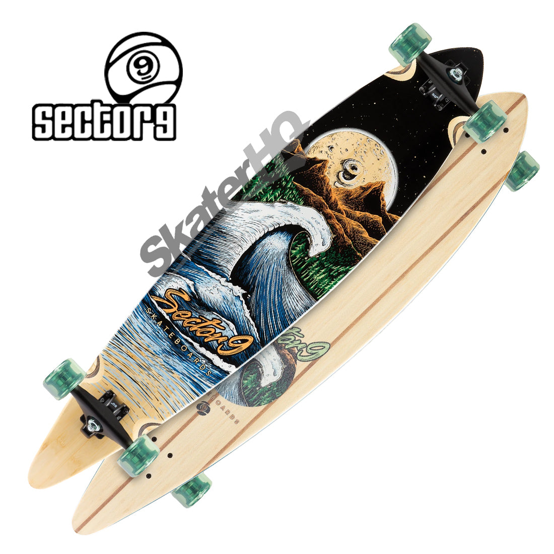Sector 9 Maverick Moonlight 44 Complete Skateboard Compl Cruisers