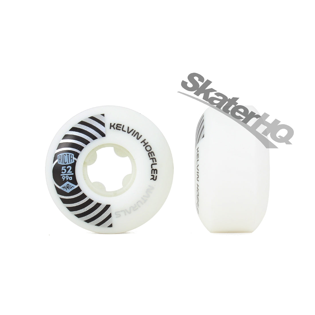 Ricta Hoefler Naturals 52mm/99a 4pk - White Skateboard Wheels