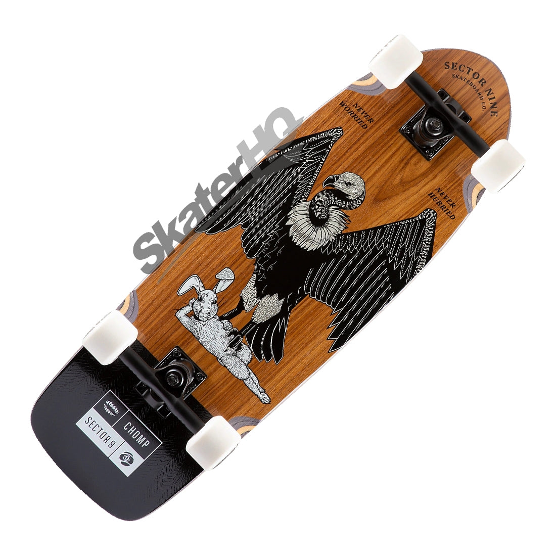Sector 9 Hare Fat Wave 30 Complete - Wood/Black Skateboard Compl Cruisers