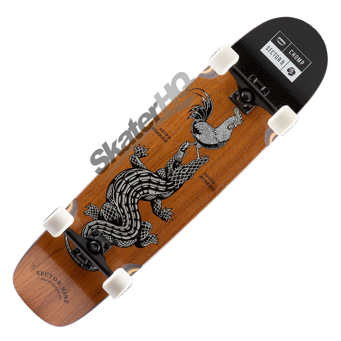 Sector 9 Rooster Sweeper 36 Complete - Wood/Black Skateboard Compl Cruisers