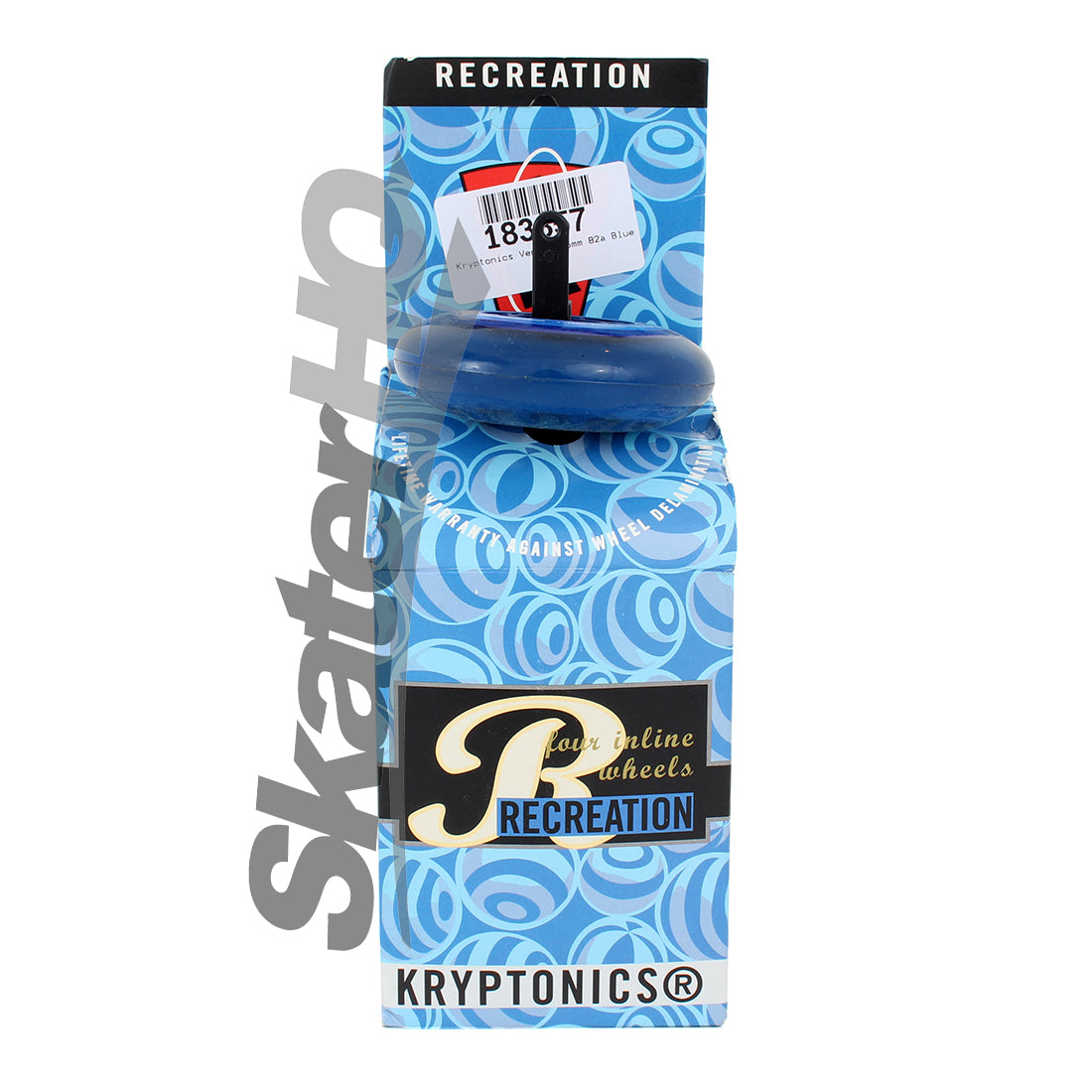 Kryptonics Vectra 76mm/82a Blue 4pk Inline Rec Wheels