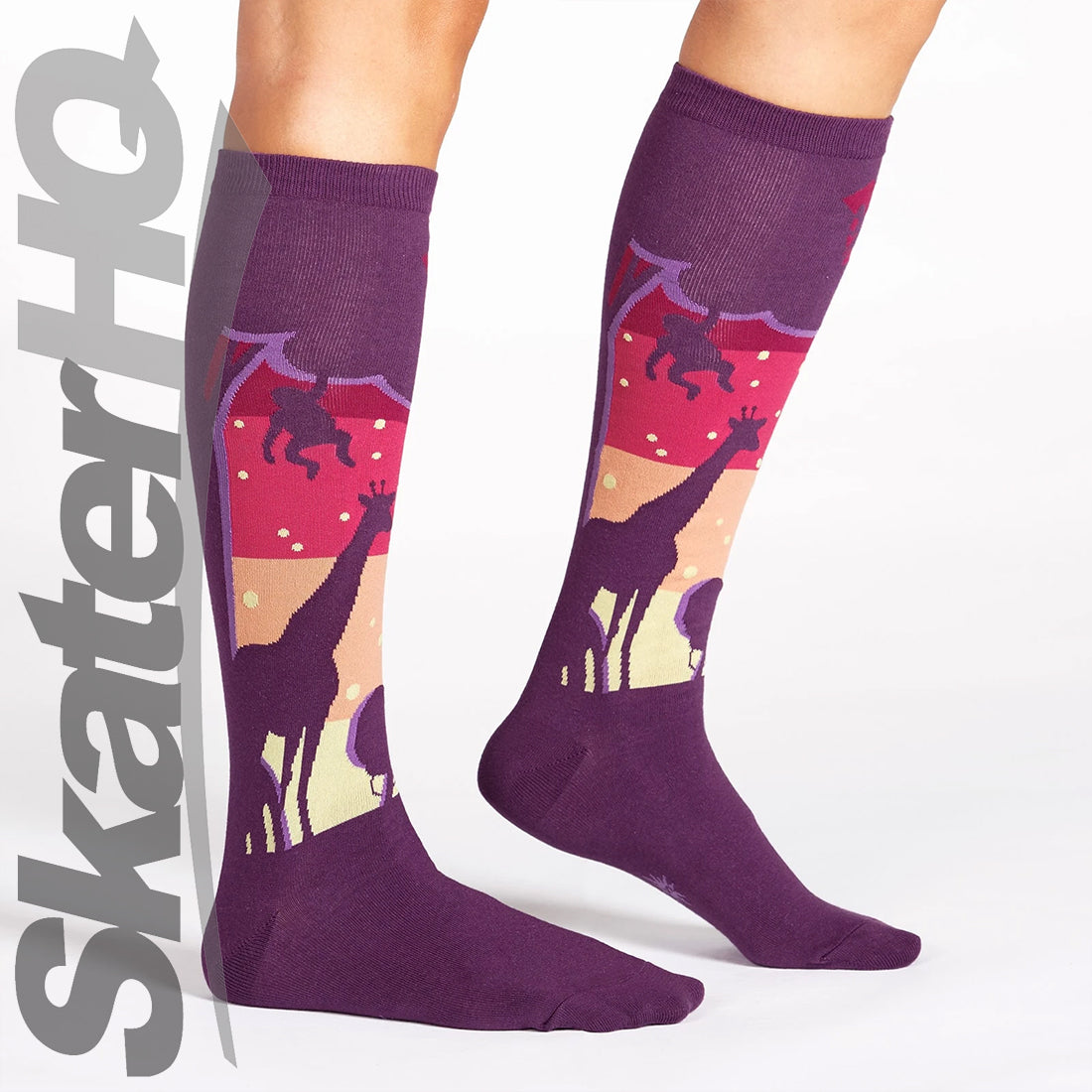 Sock It To Me - Sunset Safari - Knee High Socks Apparel Socks