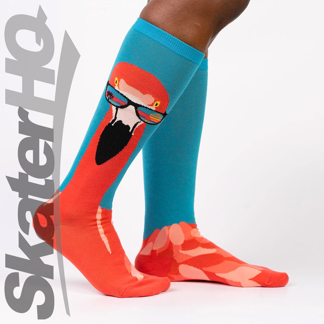 Sock It To Me - Ready To Flamingle - Knee High Socks Apparel Socks