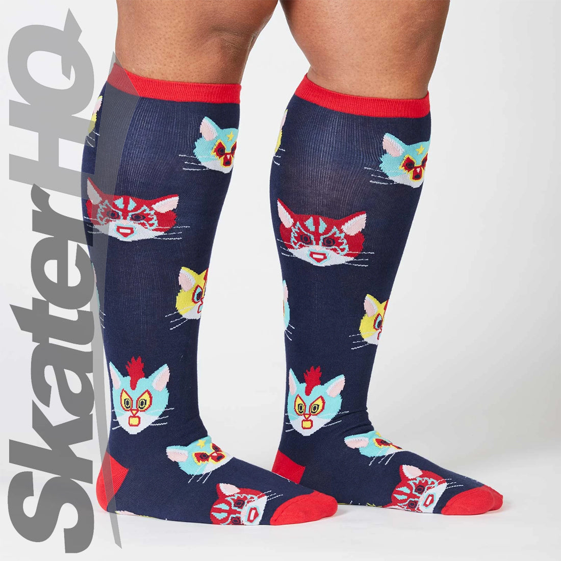Sock It To Me - Gato Libre - Stretch Knee High Socks Apparel Socks