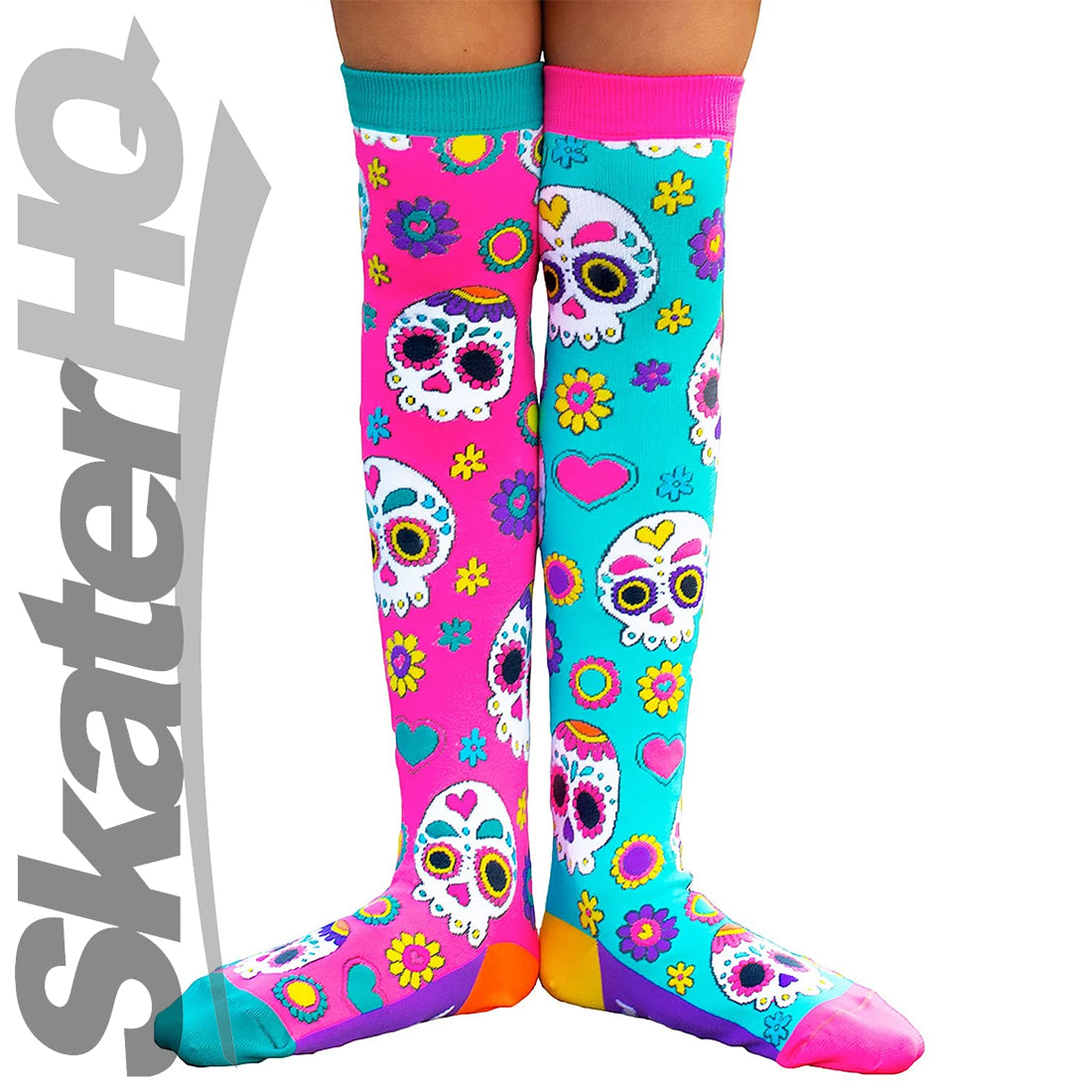 MADMIA - Sugar Skulls - Knee High Socks Apparel Socks