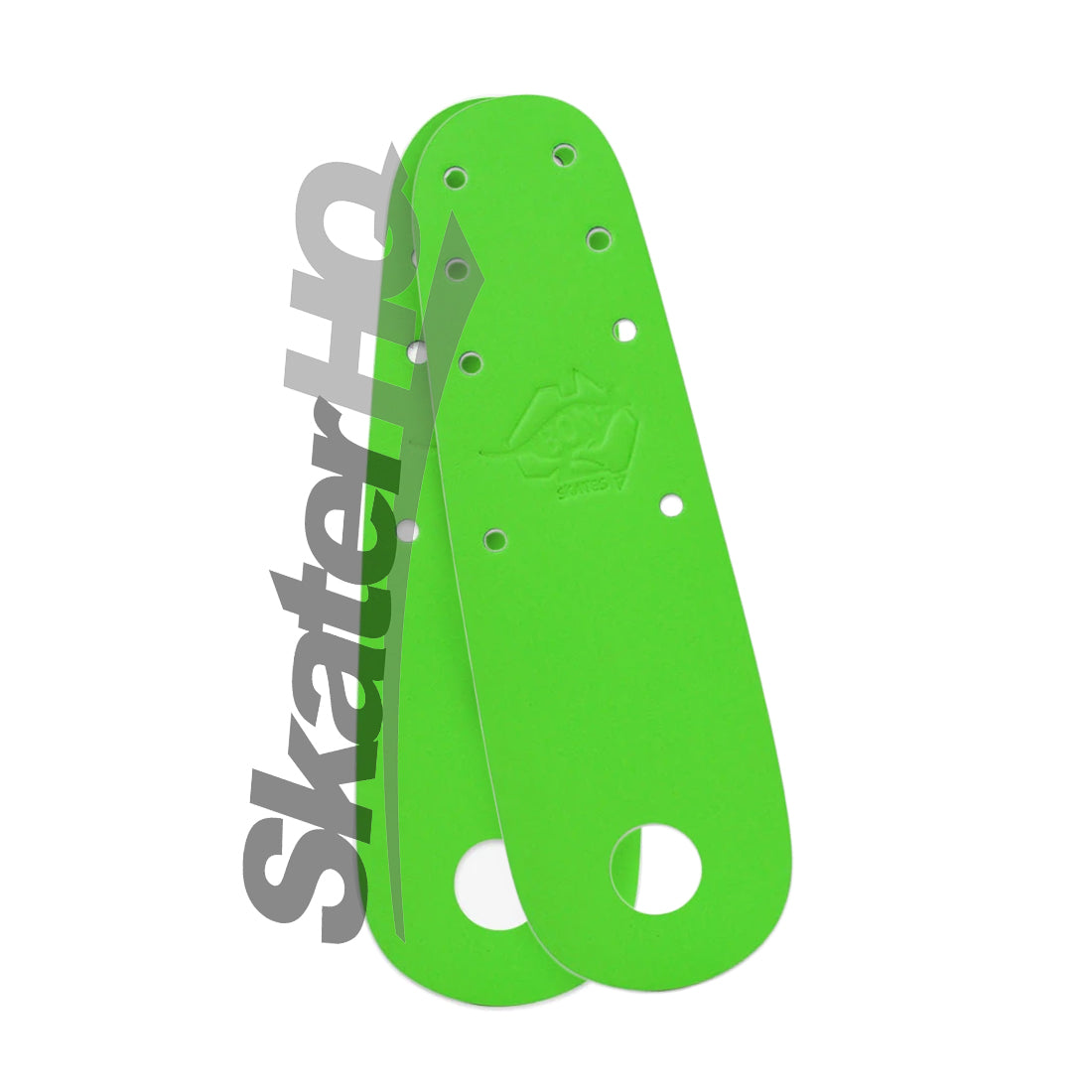 BONT Flat Toe Guard Pair - Totally Lime Roller Skate Hardware and Parts
