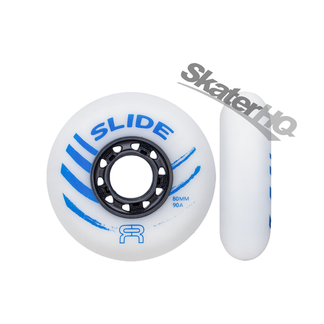 FR Slide 80mm/90a 4pk - White Inline Rec Wheels