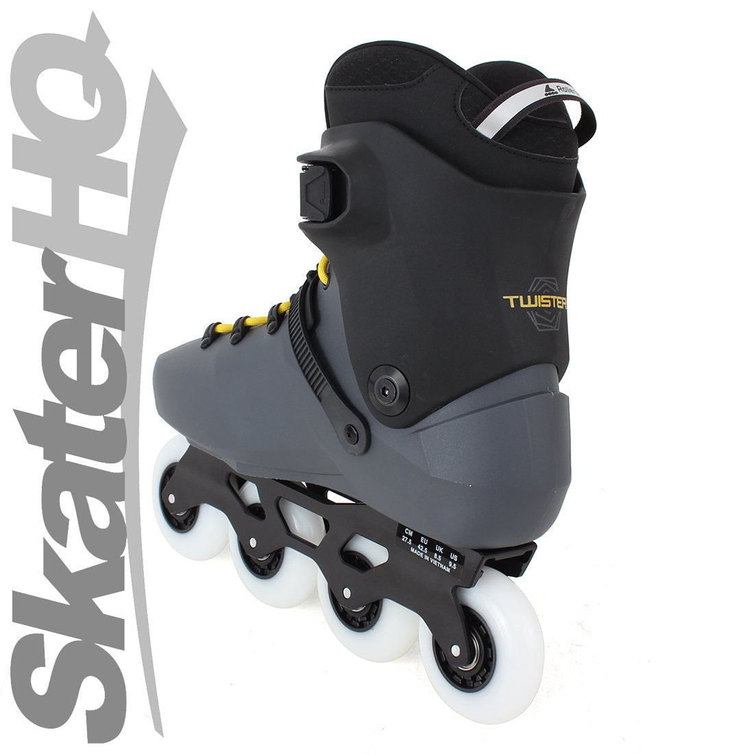 Rollerblade Twister Edge - Anthracite Grey/Yellow 7.5US 25.5cm - LAST SIZE Inline Rec Skates