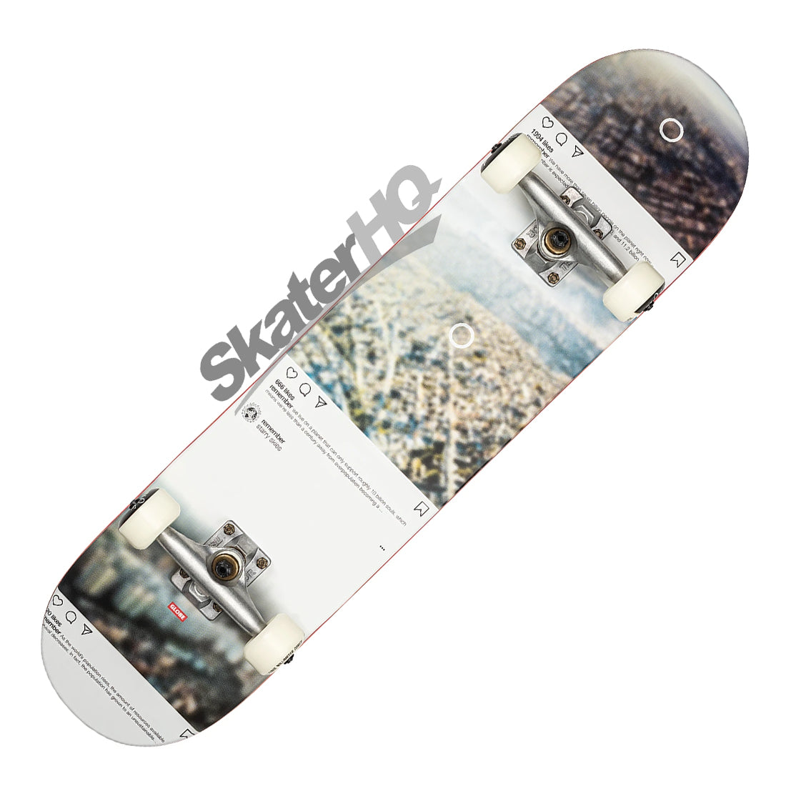 Globe G2 Sprawl 8.0 Metropolypse Complete - White Skateboard Compl Cruisers