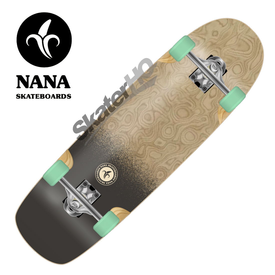 Nana Battler Logo Dip 35 Complete - Black Skateboard Compl Cruisers