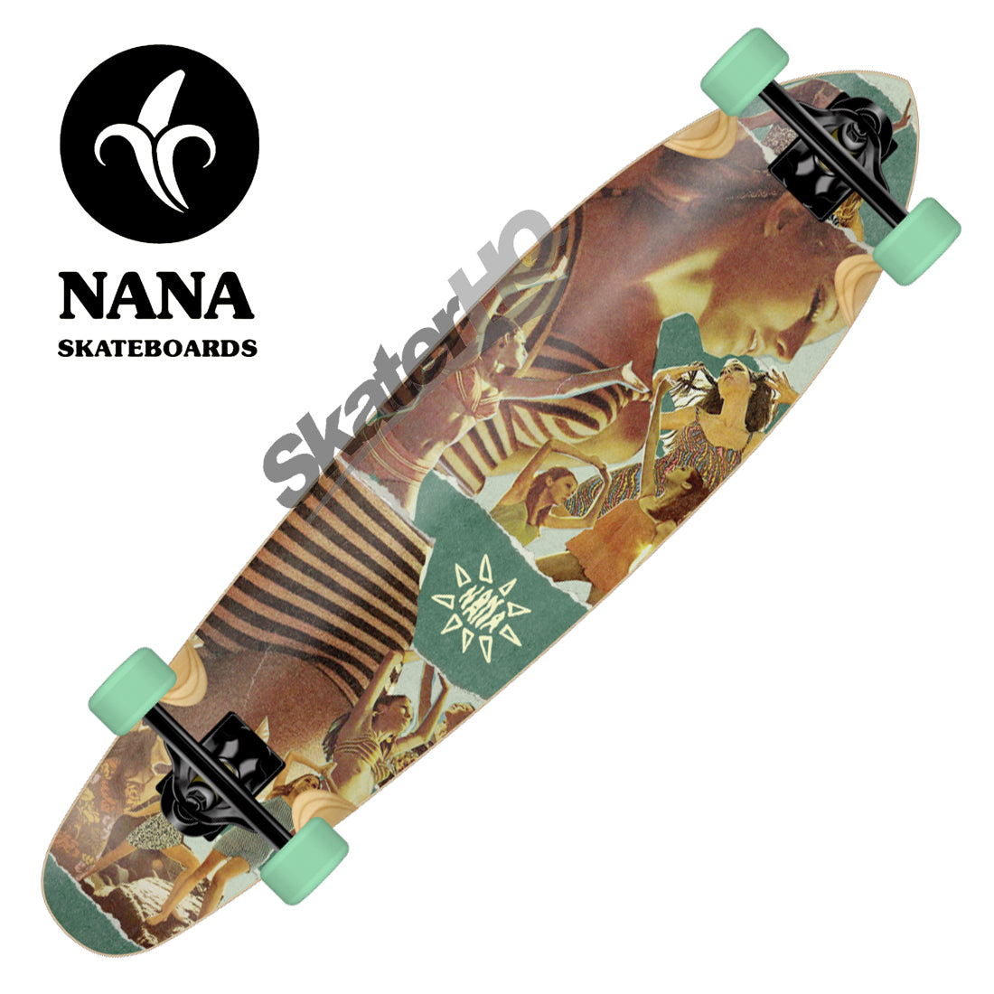 Nana Jackaroo Sunworshipper 36 Complete Skateboard Completes Longboards