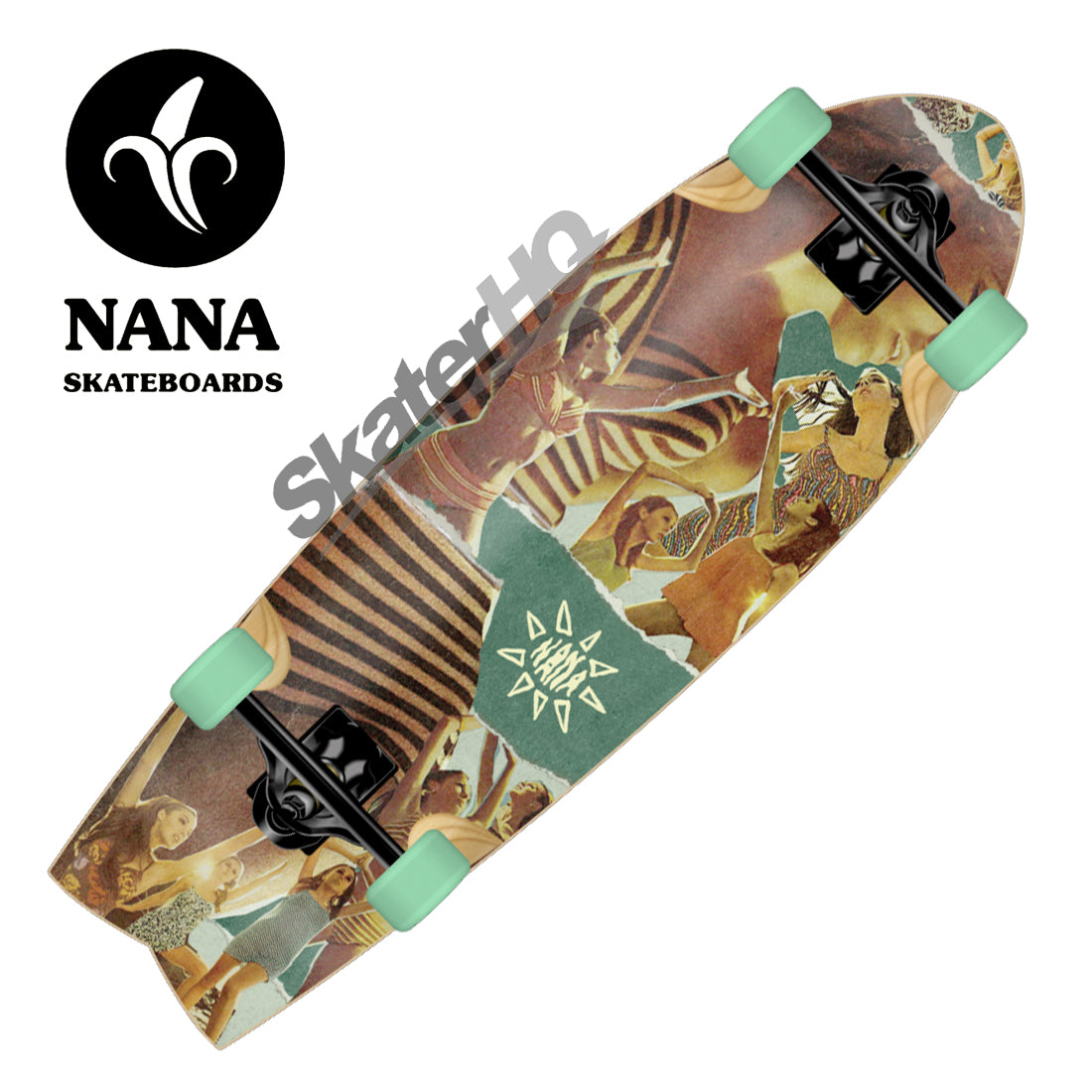 Nana Mushburger Sun Worshipper 32 Surfskate Complete Skateboard Compl Carving and Specialty