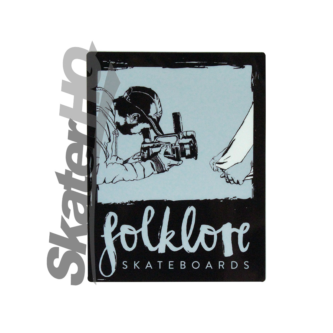 Folklore Cameraman Script Sticker Stickers